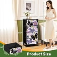 thumbnail image 2 of 4 Drawer Vertical Storage Dresser Beautiful butterfly Can be used for textile book with Wood Top Fabric Pull Drawers, 2 of 8