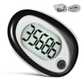thumbnail image 1 of Minkissy Step Counter 3D Pedometer Clip on Portable Sports Walking Tracker Black, 1 of 7