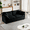 Black(2 seat), variant on Deep Seat Sectional Sofa,Comfy Cloud Couch Loveseat, Modern Chenille Love Seat Upholstered Modular Couch Sleeper for Living Room,Apartment,Studio,Office,Blue