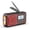 Red-2, variant on 5000mAh Emergency Hand Crank Weather Radio, Solar Powered, NOAA AM/FM, Flashlight, Reading Light, SOS Alert, Portable Survival Gear, Family Gift