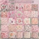thumbnail image 3 of Pegatinas de Flores, Suministros para Scrapbooking para Diarios Basura para Adultos, 50 Hojas, Pegatinas Transparentes y Papel Rosa., 3 of 5