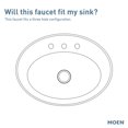 thumbnail image 2 of MOEN 84154SRN Avri two-handle high arc bathroom faucet, Spot Resist Brushed Nickel, 2 of 5