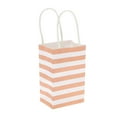 thumbnail image 5 of Unique Bargains 6 Pcs Gift Bags Stripes Gift Packaging Pink, 5 of 5