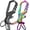 Black+multicolor, variant on Heavy duty metal keychains, Carabiner clip Car key chains,Fashion family keychain bottle opener and 3 Key Rings suitable for men and women.(Multicolor-1pcs)