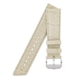 thumbnail image 4 of HIRSCH Princess Leather Watch Strap - Beige - M - 16mm - Stainless Steel Silver Bckle, 4 of 9