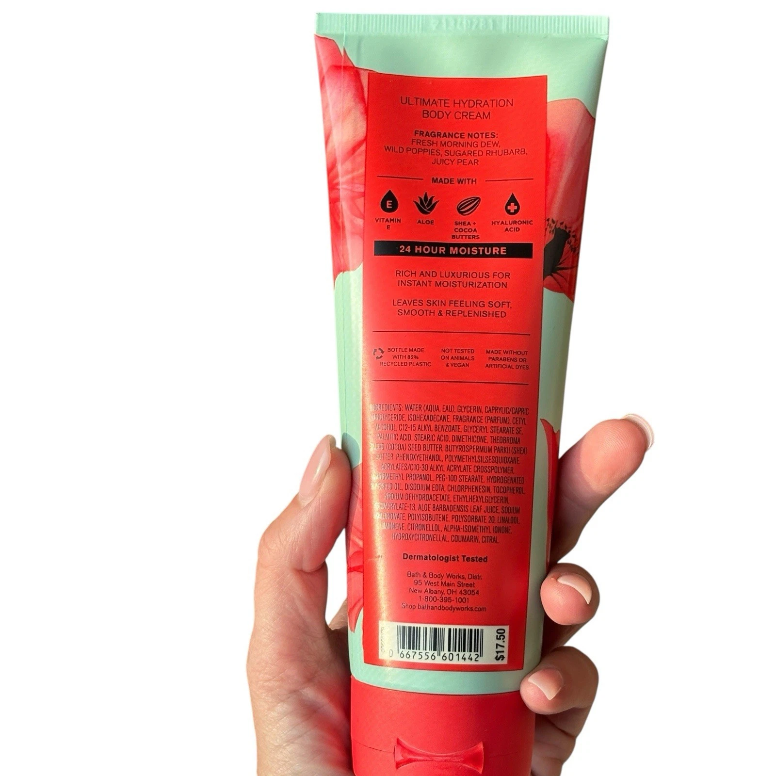 Bath & Body Works POPPY Ultimate Hydration Body Cream 8oz