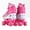 Pink, variant on Skating shoes,Adjustable Size Roller Kids 5-8 Kids Roller With Size Toddlers Size Roller 5-8 Ideal S Wheels Adjustable 6-12 Wheels Qisuo Kids Size Roller Mewmewcat With Wheels Qisuo With Wheels