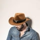 thumbnail image 4 of Sombrero de vaquero Salvador Occidental Camello, 4 of 9