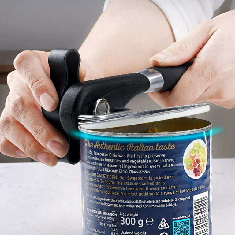 Can Opener Manual, No-Trouble-Lid-Lift Can Opener Side-Cut Safety Can Opener  Smooth Edge, with Sharp Blade Rust Proof Stainless Steel Can Openers Heavy  Duty 