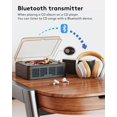 thumbnail image 3 of Reproductor de CD CARONSORT Nostalgic Retro Portable con Bluetooth, 3 of 6