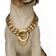 thumbnail image 1 of Aiyidi Collar De Perro Con Cadena Dorada, Gargantilla Ancha, 1 of 5