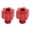 Red, variant on YAHHU 2 Pcs Motorcycle Mirror Hole Plug 10mm Reverse Thread Aluminium Alloy Screws Bolts Red Universal Fit Modification (3.94 in / 10 cm)[cite: 1]