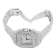 thumbnail image 4 of Reloj De Cuarzo Para Mujer, Reloj De Diamantes De Imitación De Cuarzo Cuadrado Con Hora Precisa Para La Vida Diaria, 4 of 7