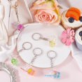 thumbnail image 3 of Llavero de té con leche de 5 colores, luminoso, que brilla en la oscuridad, con forma de taza de fruta, bonitos llaveros, llaveros de bebidas kawaii, dijes de té., 3 of 5