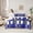 Blue Grey, variant on Feelyou Stripes Ombre Twin Bedding Sets 7-Piece, Black Purple Bedding Comforter Set, Modern Abstract Geometric Sheet Sets, Microfiber Room Decoration