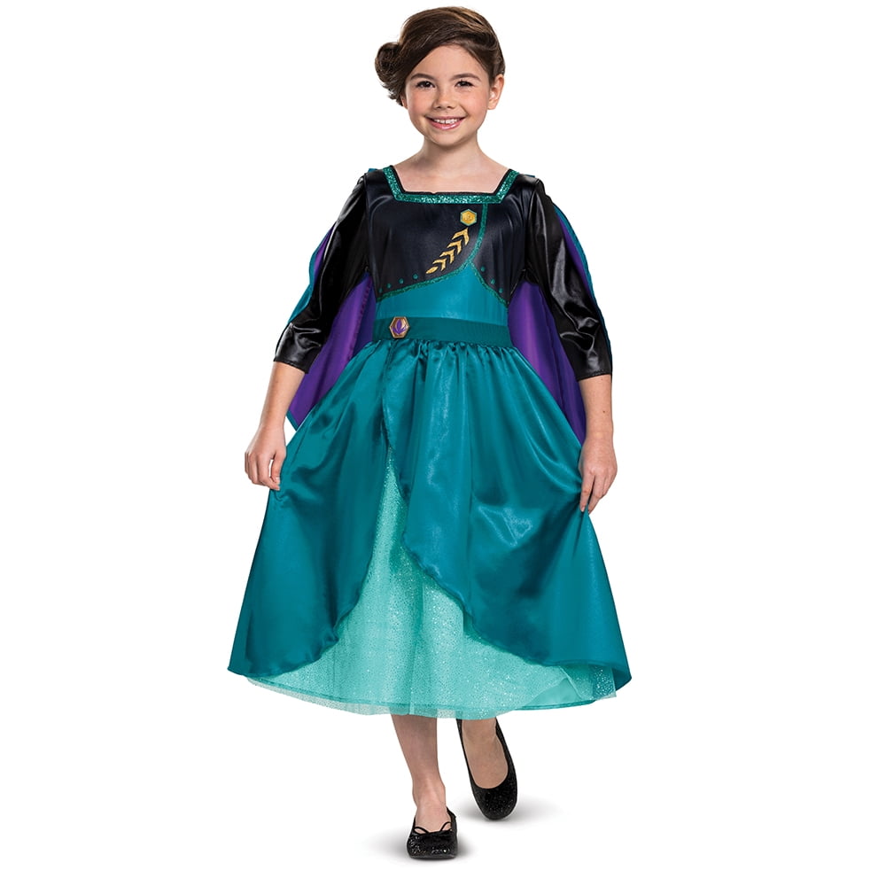 NWT Disney Store Frozen 2 Girls Size 5/6 Queen Anna Deluxe Costume 