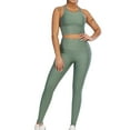 thumbnail image 4 of asdoklhq Yoga Pants for Women,Women Casual Solid Pocket Leggings Sports Nine-Point Yoga Pants, 4 of 9