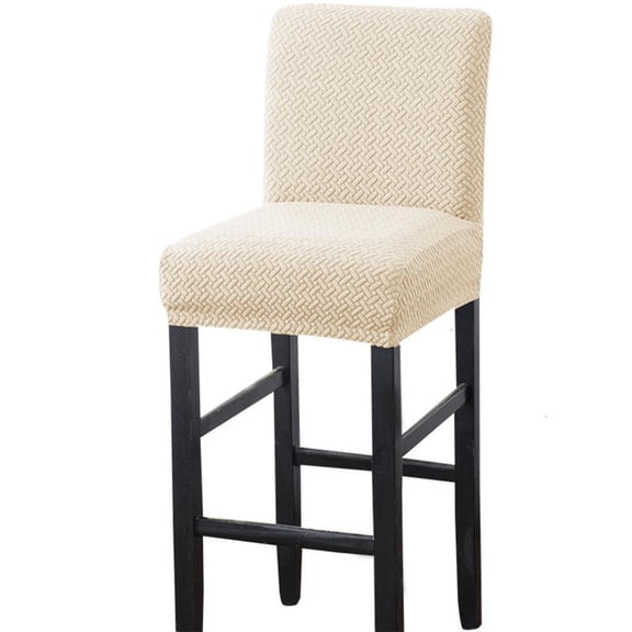 Simple Striped Design Chair Covers Barstools Cover for Versatile Home Dining Use