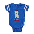 thumbnail image 1 of CafePress - Nice Bichon Frise - Cute Infant Baby Football Bodysuit, 1 of 1