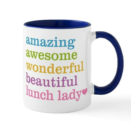 

CafePress - Amazing Lunch Lady Mugs - 11 oz Ceramic Mug - Novelty Coffee Tea Cup