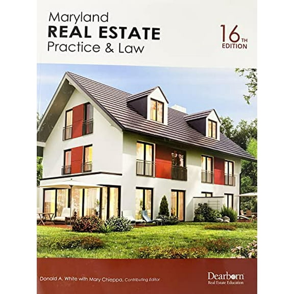 Pre-Owned MARYLAND REAL ESTATE:PRACTICE LAW, 9781078805964, 1078805962, Paperback,