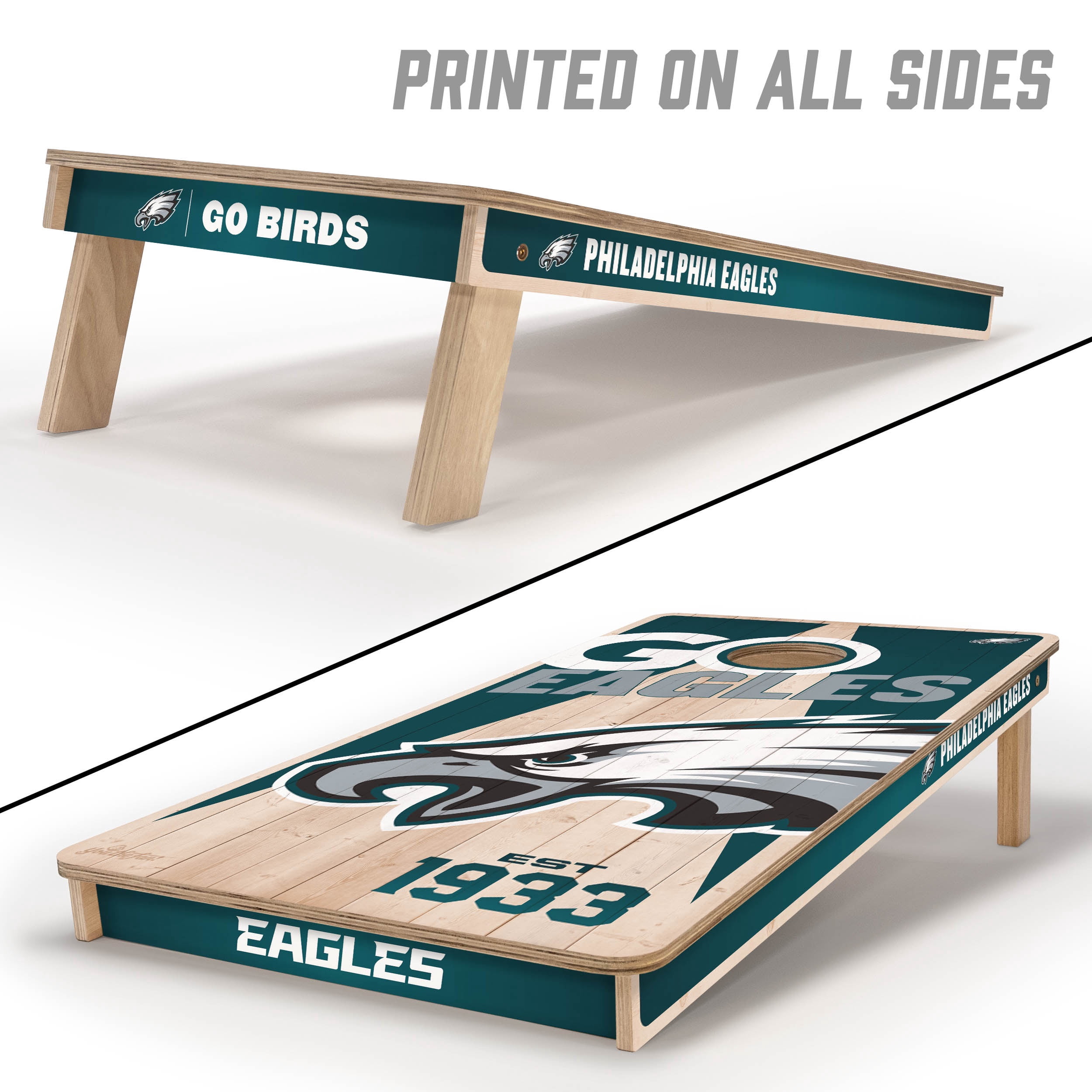 YouTheFan NFL Philadelphia Eagles 2' x 4' Cornhole Game