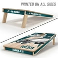 thumbnail image 4 of YouTheFan NFL Philadelphia Eagles 2' x 4' Cornhole Game, 4 of 5