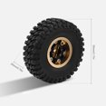 thumbnail image 4 of 4pcs 1.0 Neumáticos Insertos de espuma RC Neumáticos Metal Crawler Tires para 1/24 RC Crawler Car Sywqhk libre de BPA, 4 of 8