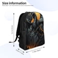 thumbnail image 4 of Easygdp Full Moon Black Dragon Mochila Versátil y Elegante: Comodidad, Almacenaje y Durabilidad para la Universidad, Trabajo, Viajes y Uso Diario, 4 of 8