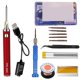 thumbnail image 1 of de soldador de 8W, de soldadura de temperatura ajustable (200 degree degree C), Rojo kusrkot soldador electrico, 1 of 8