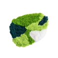 thumbnail image 2 of Posavasos de ,Juego de materiales de alfombra de posavasos hecho a mano DIY,Costura de aro de bordado con patrón de plantas ,Juego de posavasos con aguja para C BLESIY Posavasos de ponche, 2 of 8
