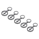 thumbnail image 5 of Juego de 30 anillos de llavero, juego de cadena de anillos de llavero de Metal, joyería colgante artesanal para suministros de llavero DIY, 5 of 8