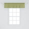 thumbnail image 2 of Ambesonne Retro Window Valance, Modern Repetitive Stripes Art, 54" X 12", Avocado Green Taupe, 2 of 3