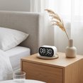 thumbnail image 5 of Clearance! Zguuel Portable Bluetooth Speaker with Alarm Clock LED Display, Wireless Multi-Function Speaker with Color-Changing Light, Digital Clock USB Speaker for Bedroom Home Office, 5 of 6