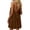 Coffee, variant on Backless Cami Dress for Women House Lounge Mini Dresses Pleated Crew Neck Sundress Summer Vacation Beach Dress Casual Sleeveless Flowy Swing Dresses