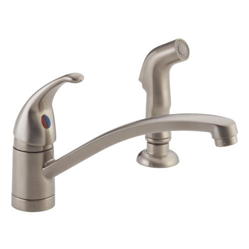Peerless Faucets Choice Single Handle Kitchen Faucet with Matching Side