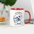 thumbnail image 3 of CafePress - Bichon Frise IAAM Mug - 11 oz Ceramic Mug - Novelty Coffee Tea Cup, 3 of 4
