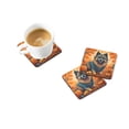 thumbnail image 5 of Keeshond Fall Foam Coaster Set of 4 3.5 in x 3.5 in, 5 of 5