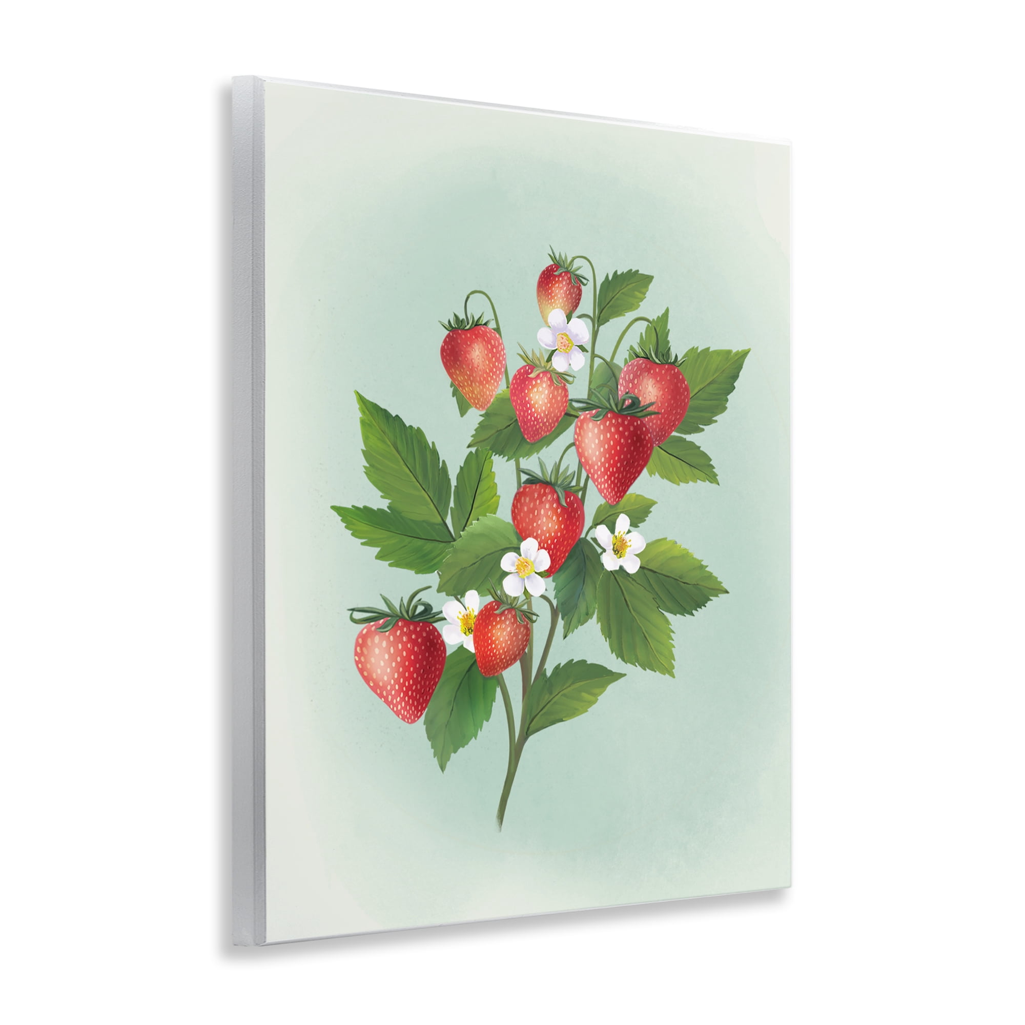 Stupell Industries Vintage Strawberry Bundle Wall Plaque Art, design by Diane Neukirch