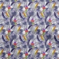 thumbnail image 1 of oneOone Cotton Cambric Violet Fabric Tropical Leaf Quilting Supplies Print Sewing Fabric By The Yard 56 Inch Wide, 1 of 5