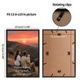 thumbnail image 4 of 1 Pack 13x19 Poster Frame, Black Gallery Picture Frame for Wall Decoration, 4 of 6