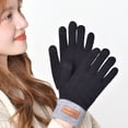 thumbnail image 2 of Guantes unisex de invierno para pantallas táctiles, con forro polar, antideslizantes y térmicos, para hombre y mujer, para esquí y actividades al aire libre en climas fríos, 2 of 4