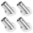 thumbnail image 4 of Shisuyan 4 Pcs Supports de Tringle à Vêtements en Acier Inoxydable Supports de Bride pour Tringle de Rideau de Douche de Garde-Robe Support de Tringle de Placard Supports de Tringle de Douche, 4 of 9