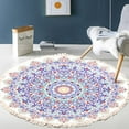 thumbnail image 3 of Modern Non-Slip Round Area Rug Soft Floor Floor Mat Floor Mat Carpet Floor Mat Floor Mat Round Area Living Room Bedroom Study Home Decor, 3 of 7