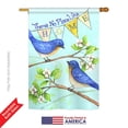 thumbnail image 2 of Welcome Like Home Garden Friends - Everyday Impressions Decorative Vertical House Flag - Printed in USA, 2 of 4