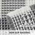 thumbnail image 6 of Tritard Waffle Style and Boho Soft Touch Non-Slip Bath Mat, Bohemian, Beige, Polyester, 18" x 30", 6 of 8