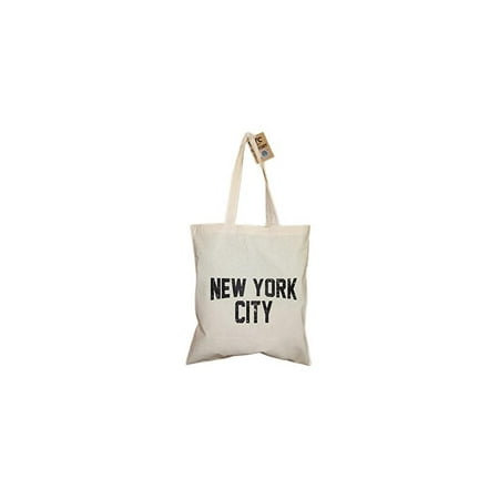 NYC Tote Bag Distressed New York City 100% Cotton Canvas Screenprinted by NYC