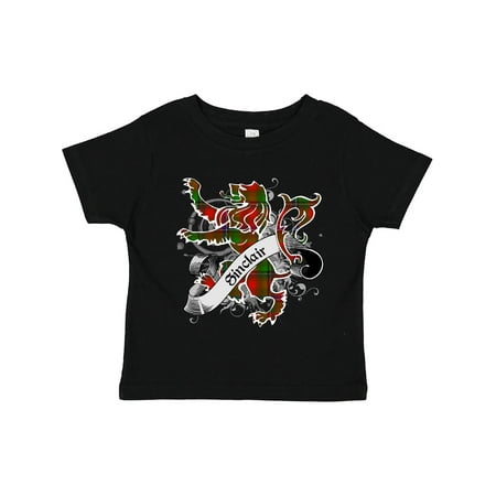 

Inktastic Sinclair Tartan Lion Gift Toddler Boy or Toddler Girl T-Shirt