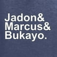 thumbnail image 3 of Wild Bobby, Jadon & Marcus & Bukayo, Sports, Men Long Sleeve Shirt, Vintage Heather Navy, X-Large, 3 of 5