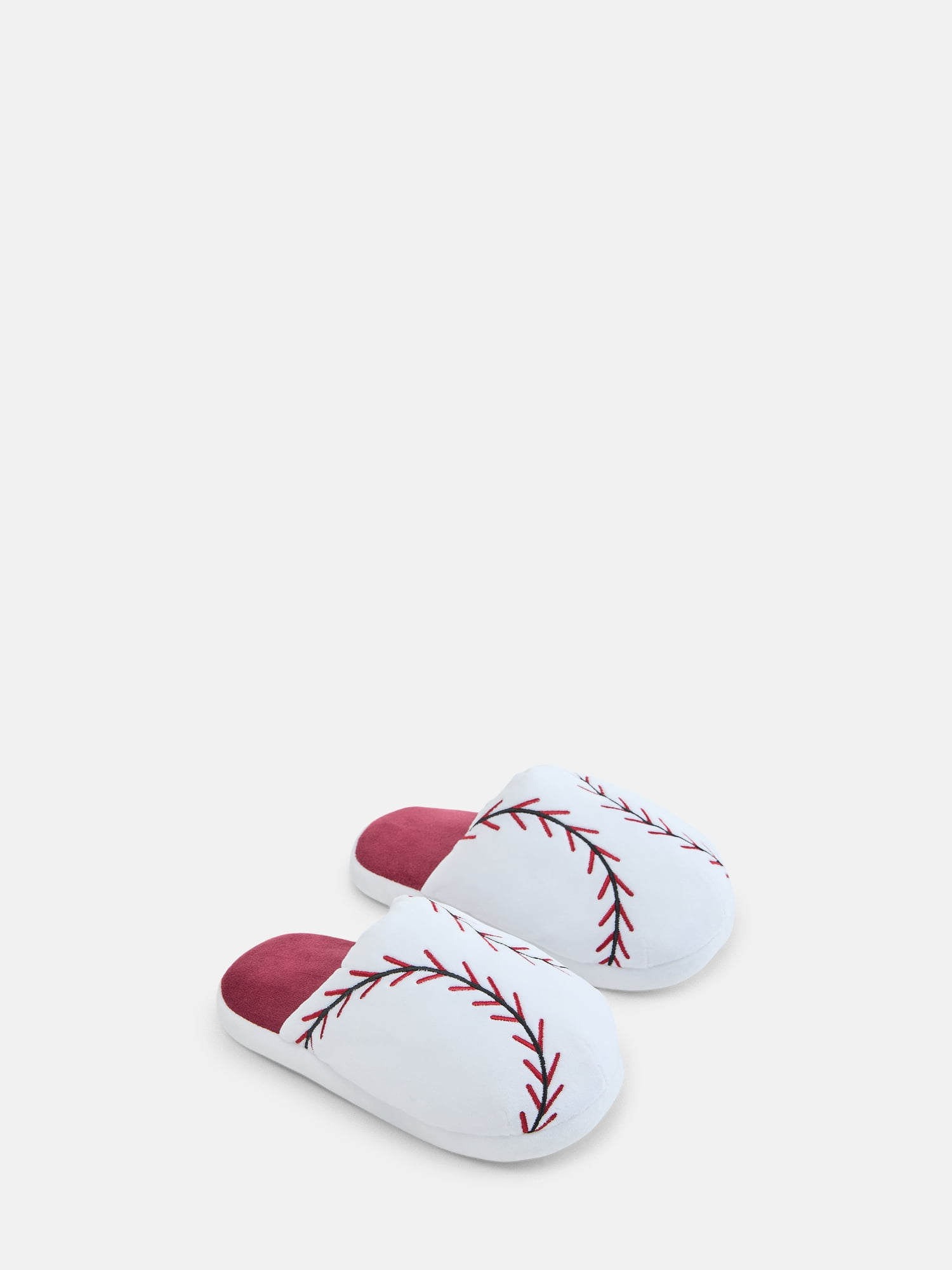 Wonder Nation Little and Big Boys Sports Puffed Scuff Slippers